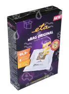 sáčky z mikrovlákna ETA eBAG, balení 5 ks + 1 ks výstupního filtru